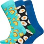 Happy Socks Mens Waterfall Three Pack Socks Multi