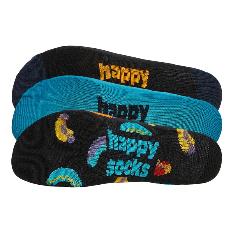 Happy Socks Mens Three Pack Waterfall Socks Multi