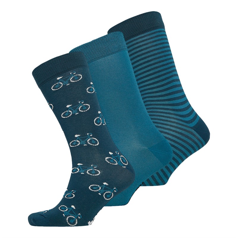 Happy Socks Mens Three Pack Waterfall Socks Multi