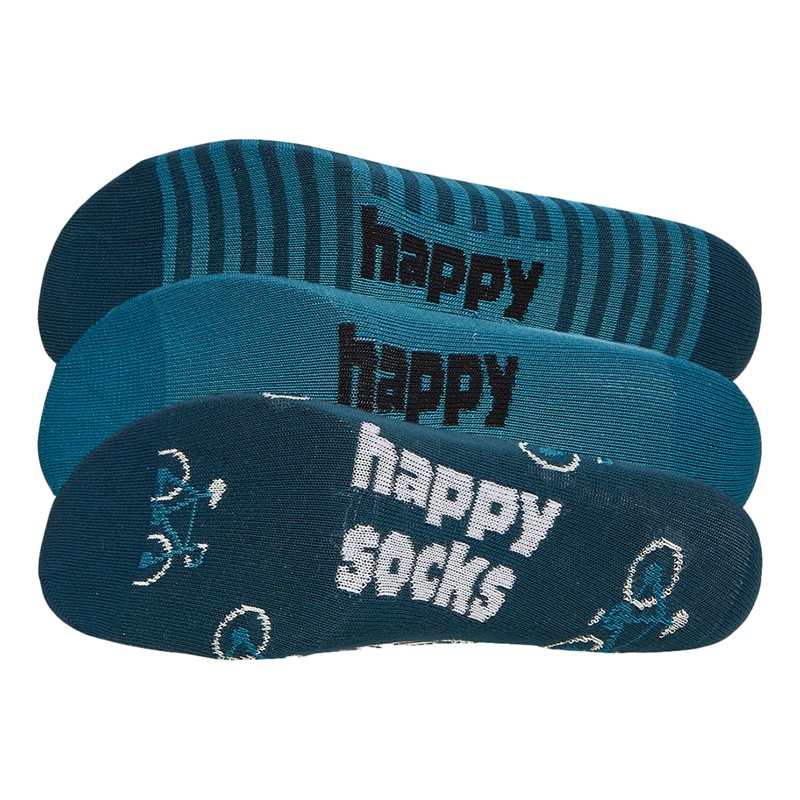 Happy Socks Mens Three Pack Waterfall Socks Multi