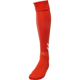 Image of Hummel Basic Football Socks Fire Red/White