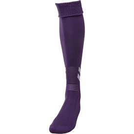 Image of Hummel Basic Football Socks Purple Reign/White