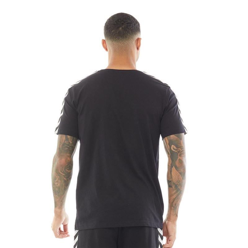 Hummel Herrer Chevron T-Shirt Sort
