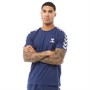 Hummel Herren Chevron T-Shirt Blau