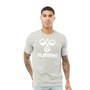 Hummel Herren Bee Logo T-Shirt Grau