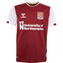 Hummel Junior NTFC Northampton Town Home Jersey Claret/White