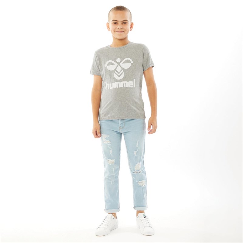 Hummel Junior Hmltres T-Shirt Grey Melange