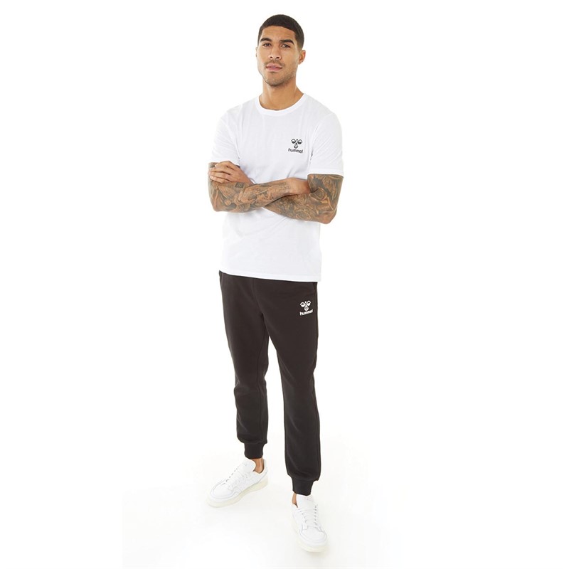 Hummel Herre HmlFAV Logo T-shirts Hvid