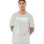 Hummel Heren HmlFAV Big Logo T-shirts Grijs