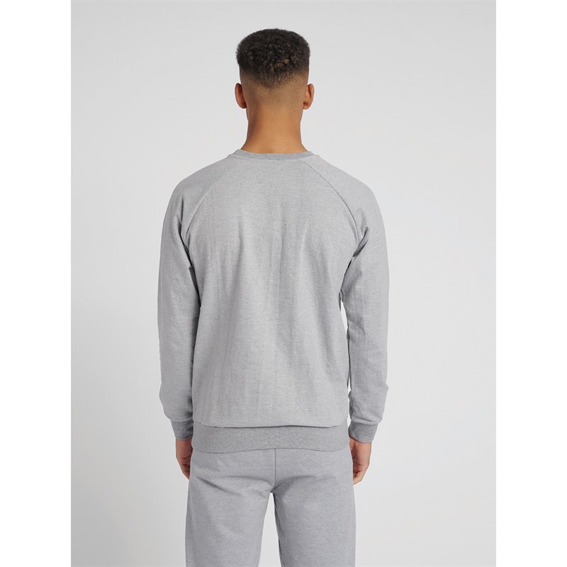 Hummel Herre Go Cotton Logo Sweatshirts Grå