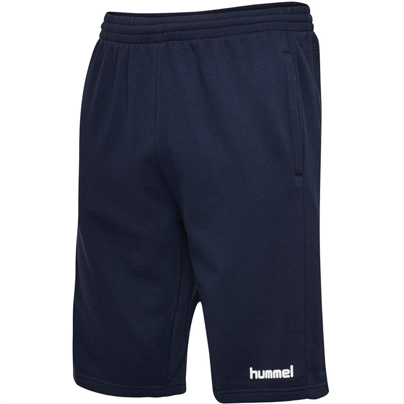 Hummel Herre Bomuld Bermuda Shorts Marineblå