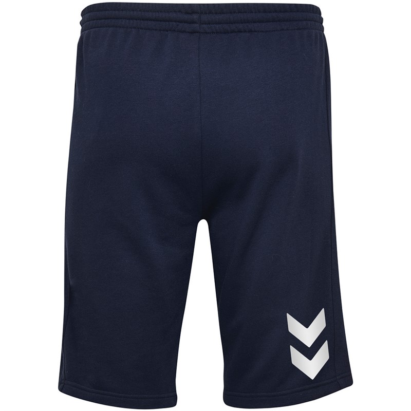 Hummel Herre Bomuld Bermuda Shorts Marineblå