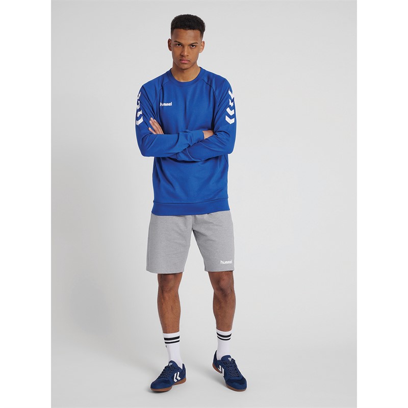 Hummel Herre Go Cotton Sweatshirts Blå