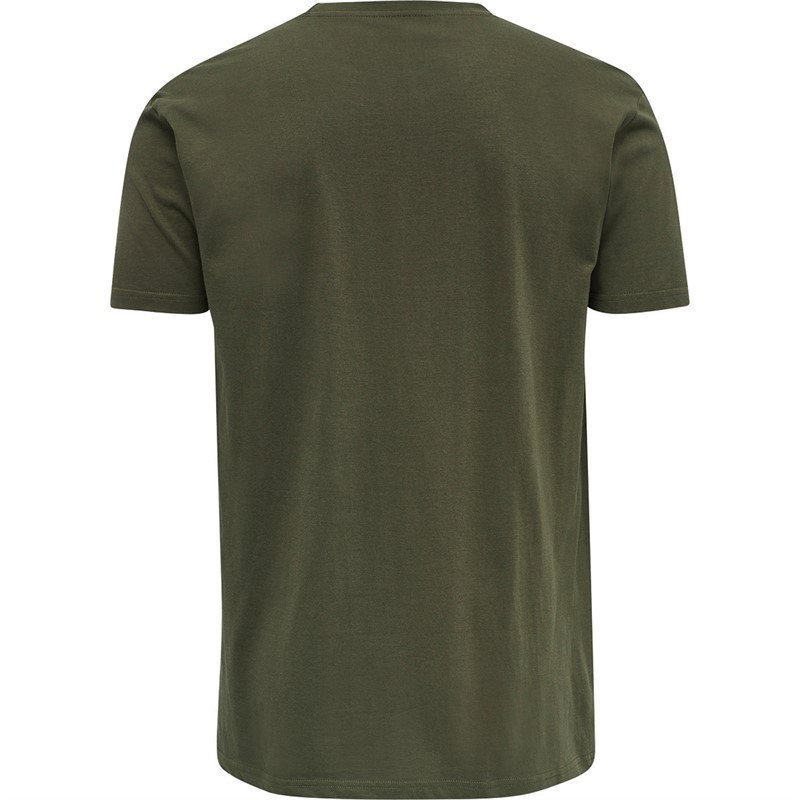 Hummel Herre Go Cotton Logo T-shirts Grøn