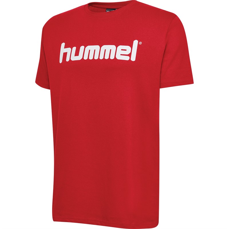 Hummel Herren Go Cotton Logo T-Shirts Rot