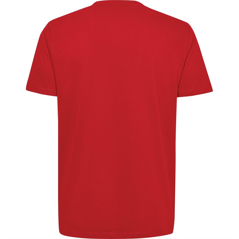 Hummel Herren Go Cotton Logo T-Shirts Rot
