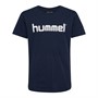 Hummel Kinder Cotton Logo T-Shirts Blau