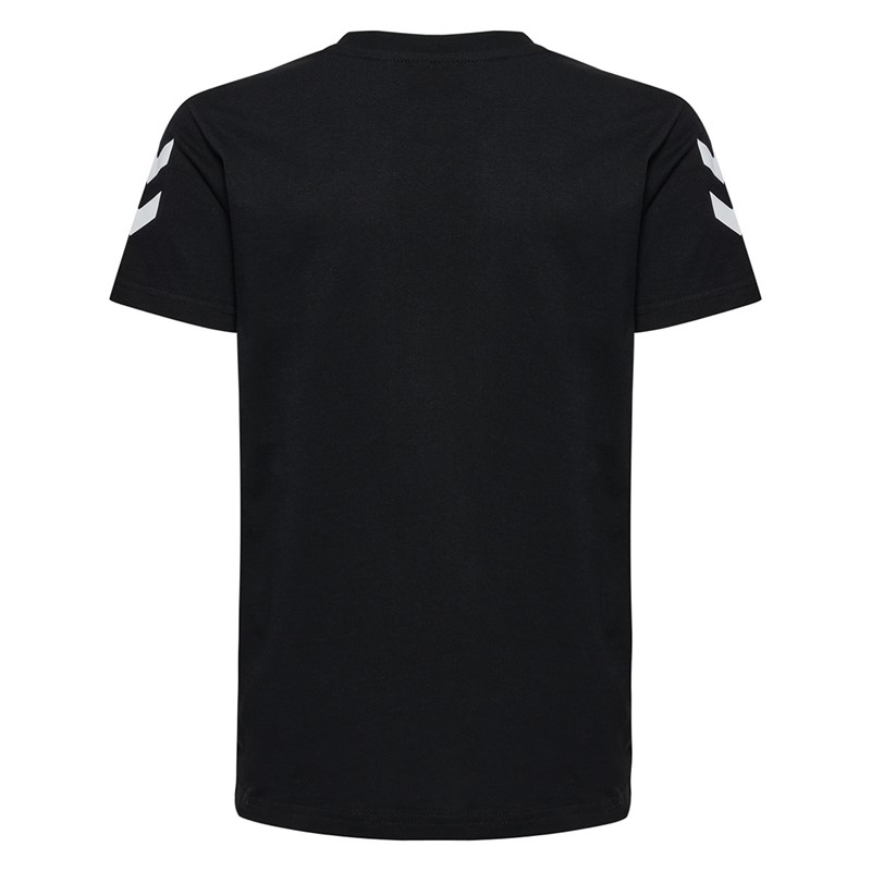 Hummel Kids Cotton T-shirts Zwart