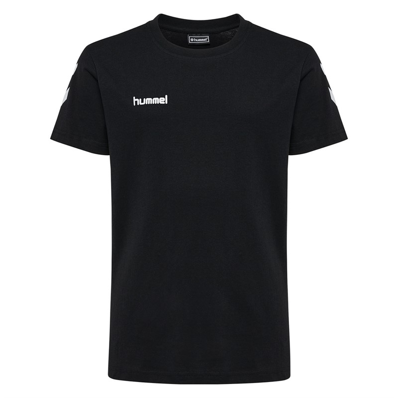 Hummel Kids Cotton T-shirts Zwart