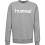 Hummel Kinder Cotton Logo Sweatshirts Grau