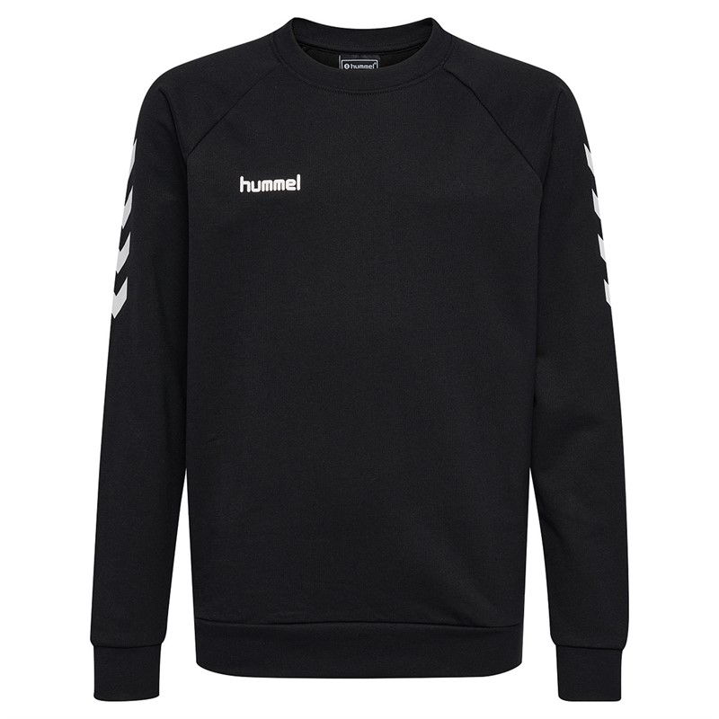 Hummel Sweatshirts Chevron Cotton Enfants Noir