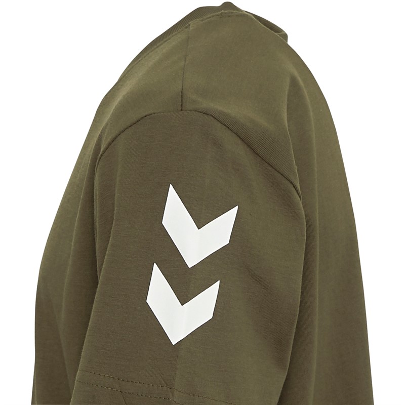 Hummel Kids Hmlogo Cotton T-Shirt Grape Leaf