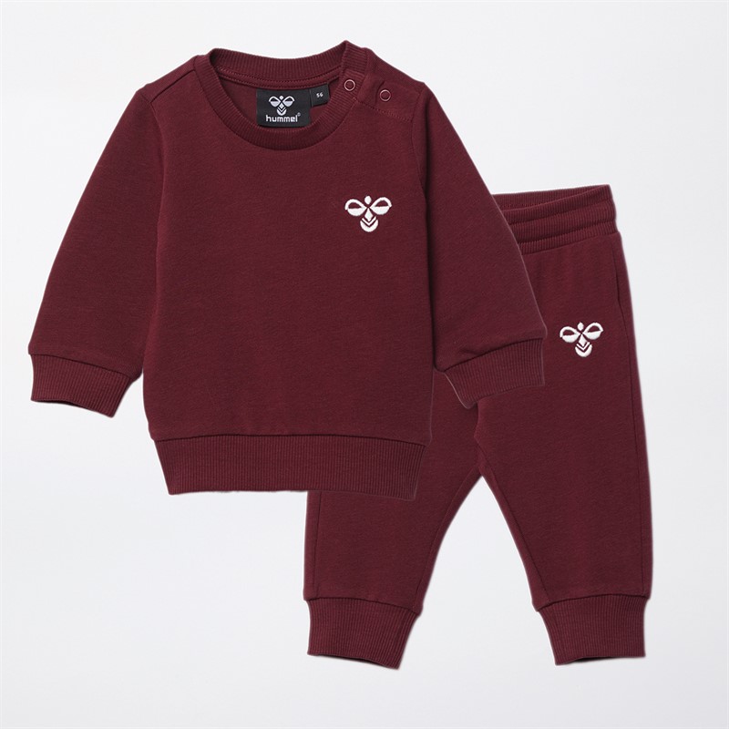 Hummel Ensemble de Survêtement Hmlsanto bébé Fille Vin Windsor