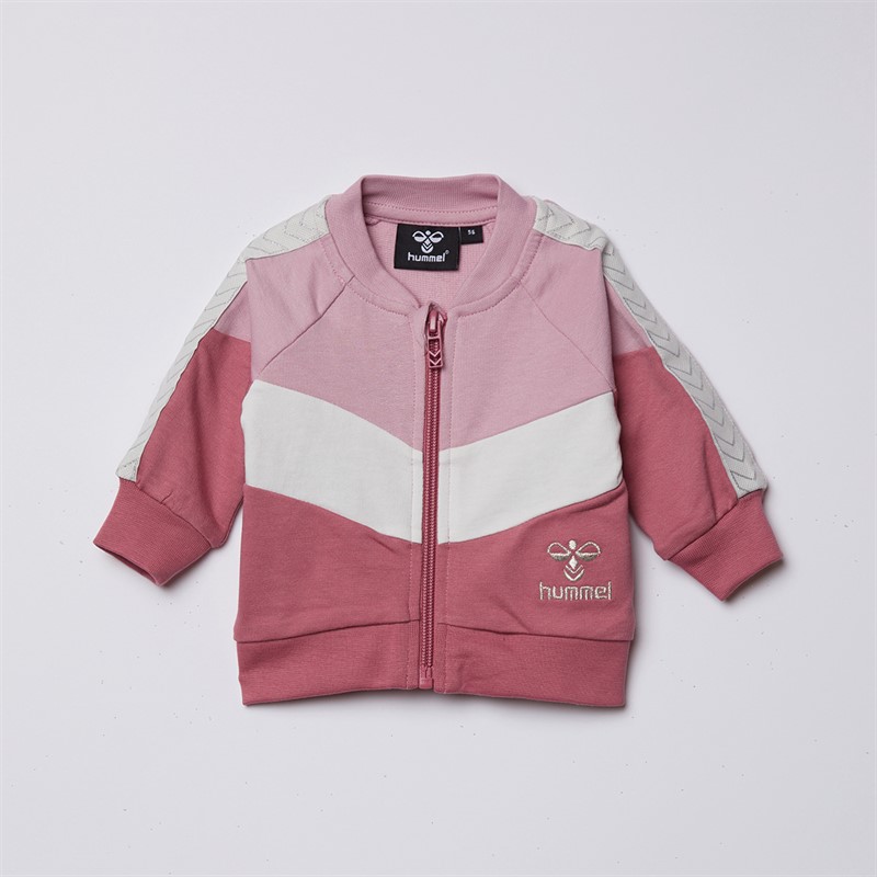 Hummel Baby Mädchen Hmlsakina Reißverschluss Jacke Heather Rose