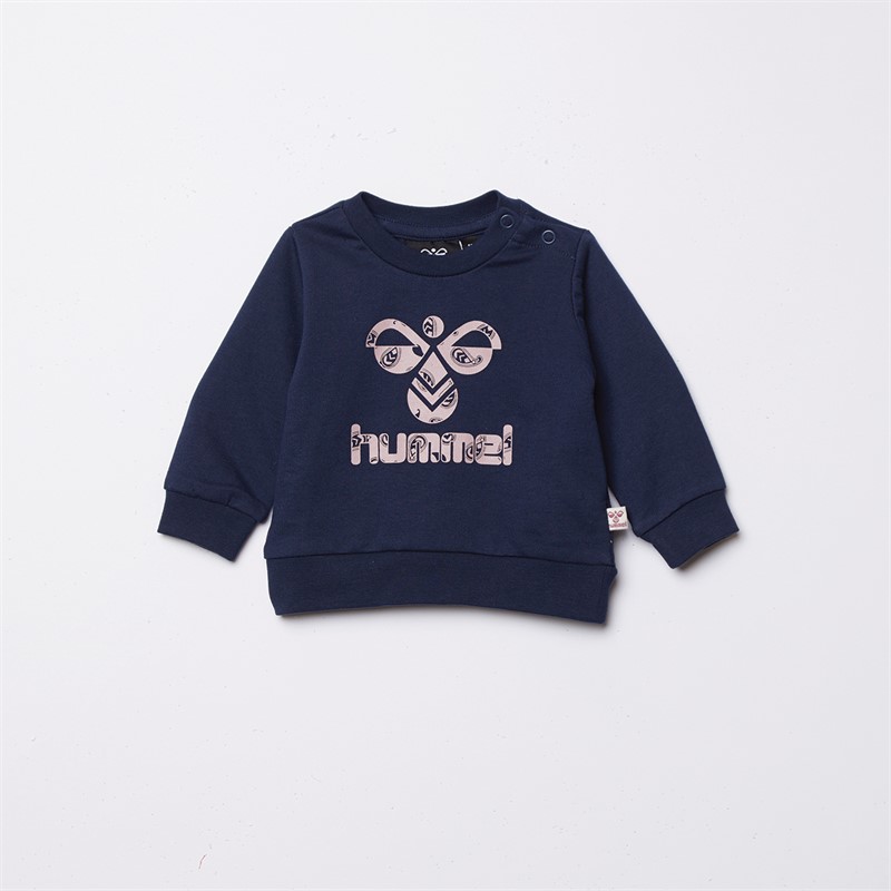 Hummel Spædbarnspige Hmlcitrus Sweatshirt Sort Iris