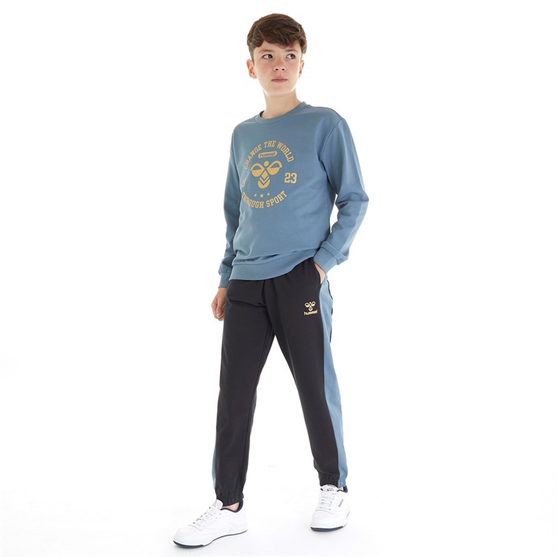 Hummel Sweat-Shirt Garçon Junior Hmlmalin Bleu Mirage