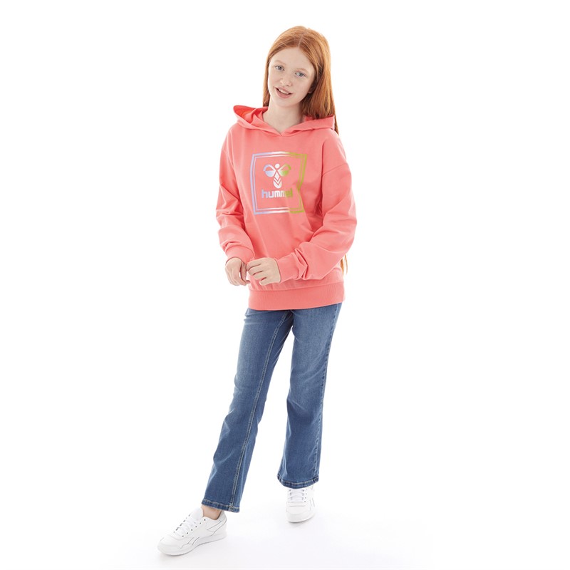 Hummel Sweat-Shirt Fille junior Hmlleiden Corail doux