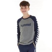 Hummel Jongens Hmlboys Langarm T-shirt Zwart Iris