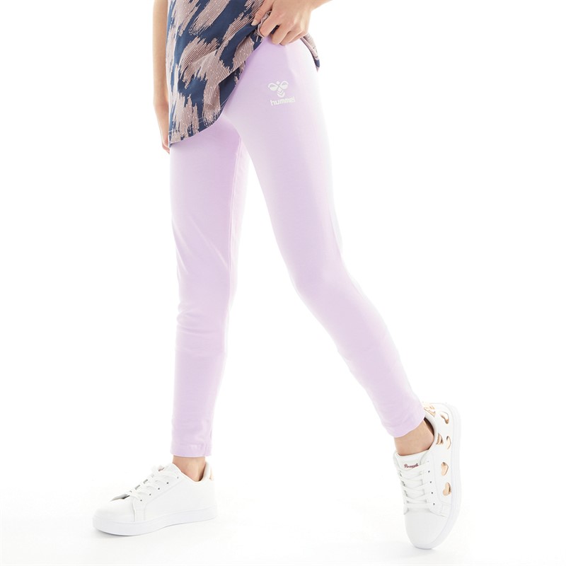 Hummel Junior Piger Hmlonze Leggings Orchid Bloom