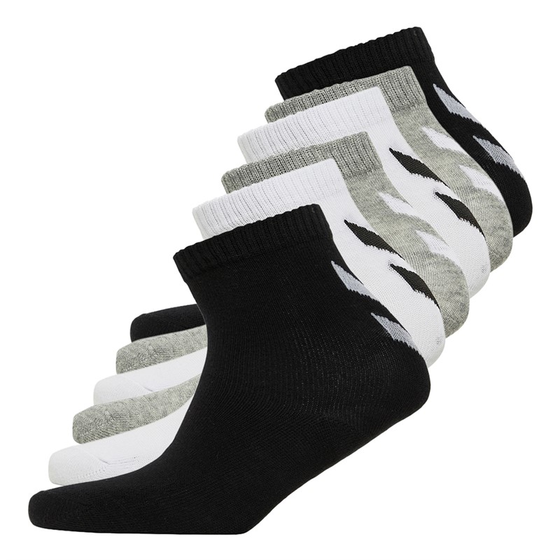 Hummel Calzini Uomo Chv 6 Pack, Calze Sportive A Coste Con Chevron