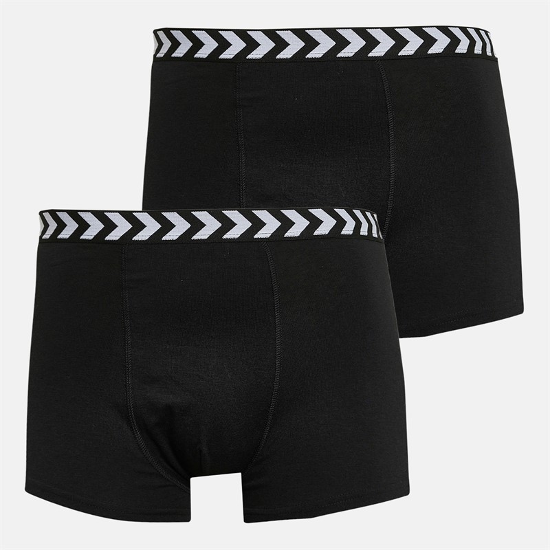 Hummel Boxers Noirs Hmlchevron Taille Élastique Homme Pacquet Double