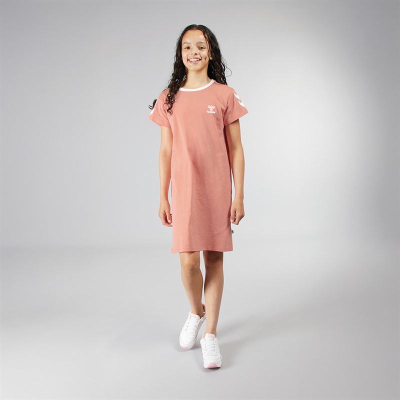 Hummel Meisjes Hmlmille T-shirt Jurk Roze