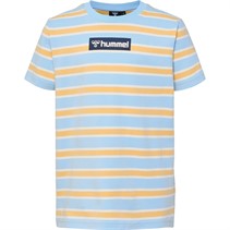 Hummel Drenge Hmljump Stribe T-Shirt Blå