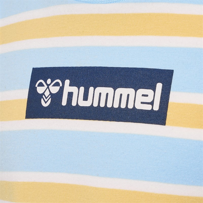 Hummel Drenge Hmljump Stribe T-Shirt Blå