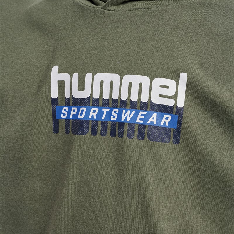 Hummel Jongens Hmltukas Hoodie Groen