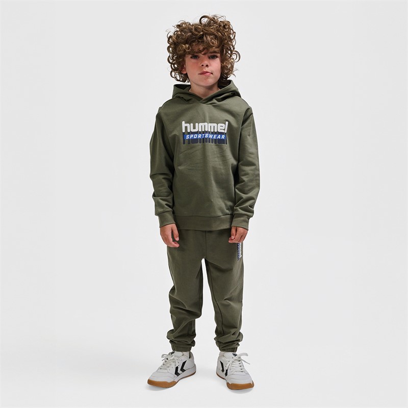 Hummel Jongens Hmltukas Hoodie Groen