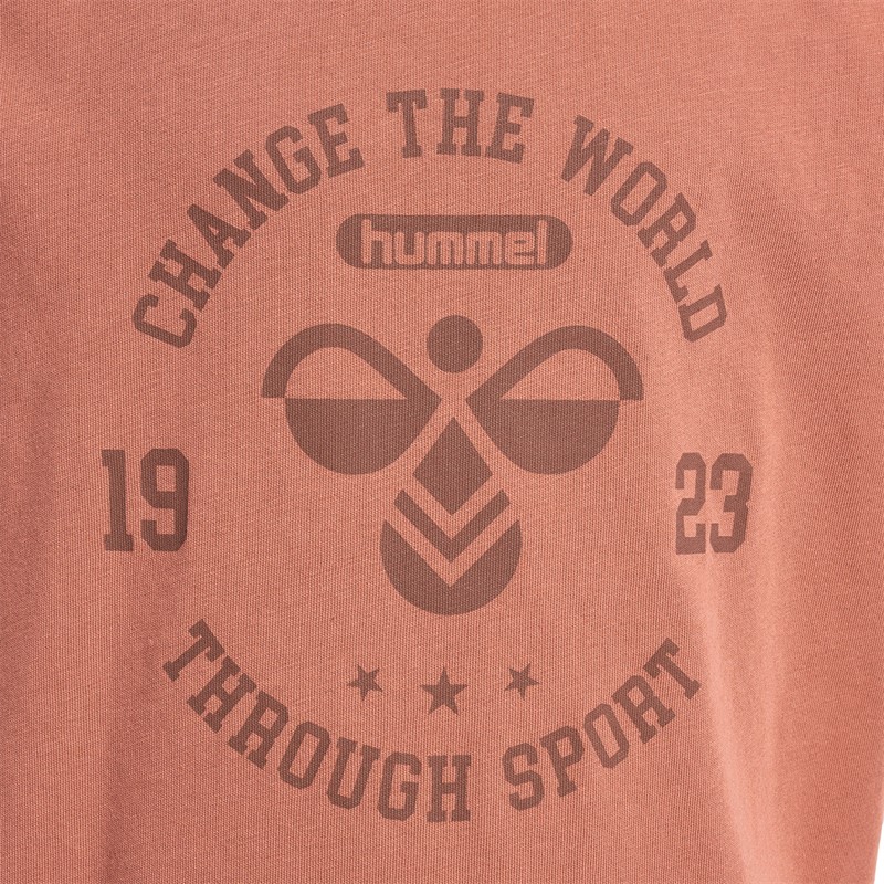 Hummel Fille Hmlmalin T-Shirt Marron