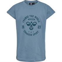 Hummel T-shirt Hmlmalin Fille Bleu