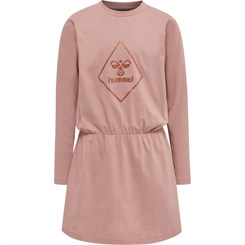 Hummel Piger Hmlluna Langærmet Kjole Pink