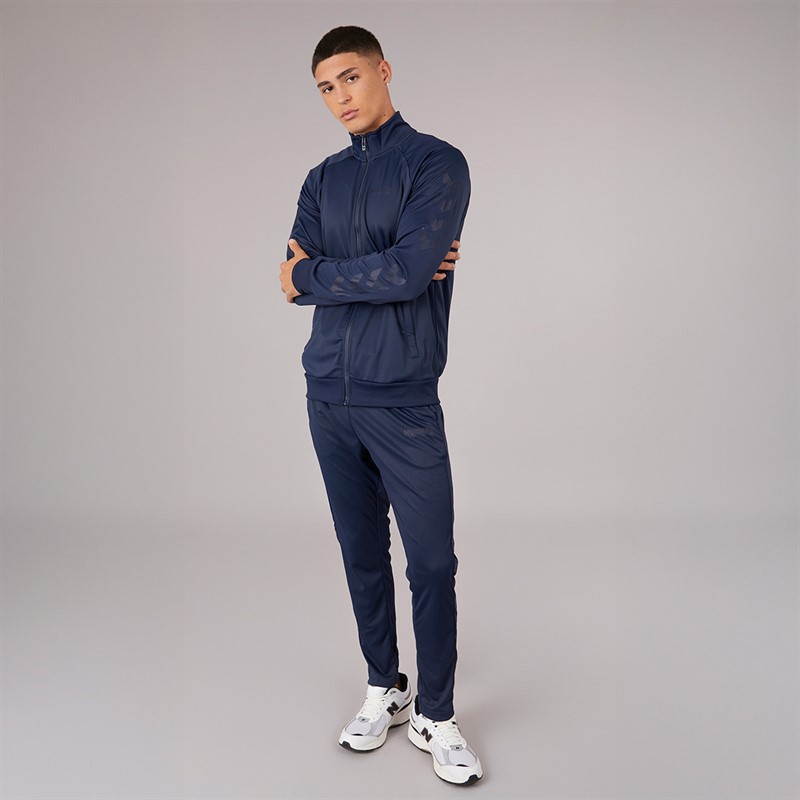 Hummel Herren Hmllegacy Sune Poly Trainingsanzug Blau