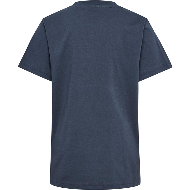 Hummel Drenge Hmleskil T Shirt Blå