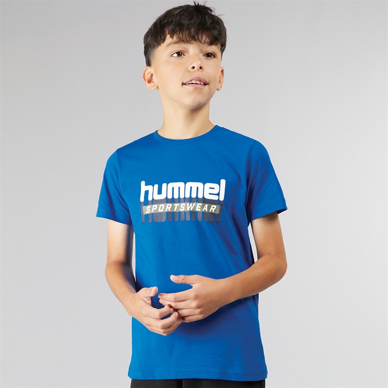Hummel Jongens Hmltukas T-Shirt Blauw