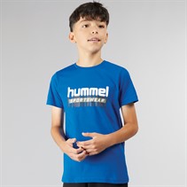 Hummel T-shirt Hmltukas Garçon Bleu