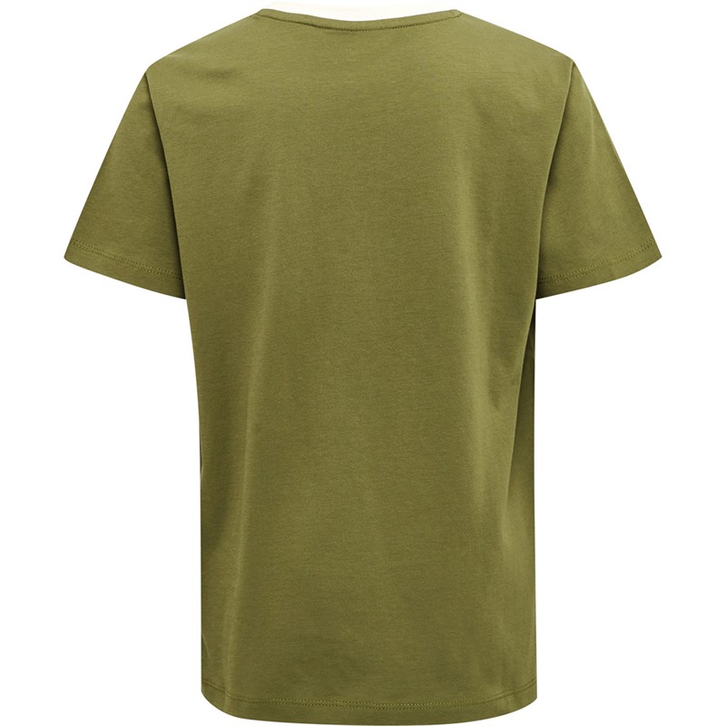 Hummel Drenge Hmlcloud T-Shirt Grøn