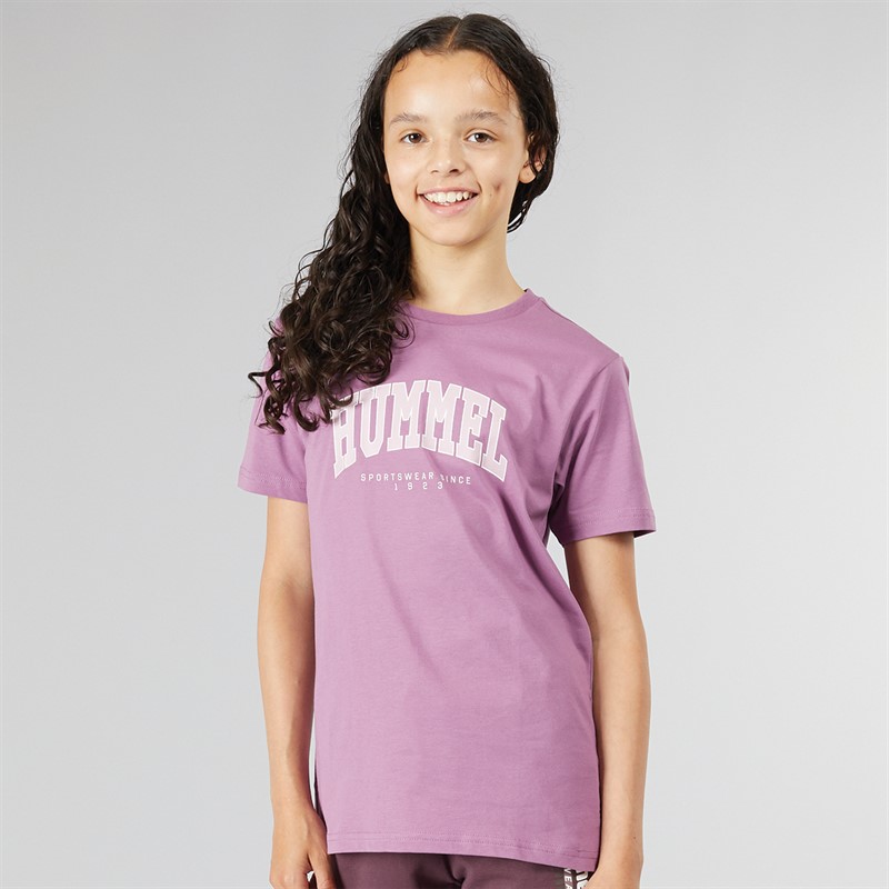Hummel Meisjes Hmlfast T-Shirt Paars