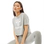 Hummel Damskie Bee Logo T-Shirt Szary